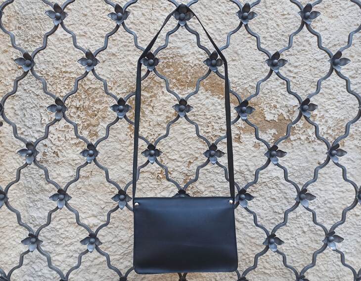Leather unique bag