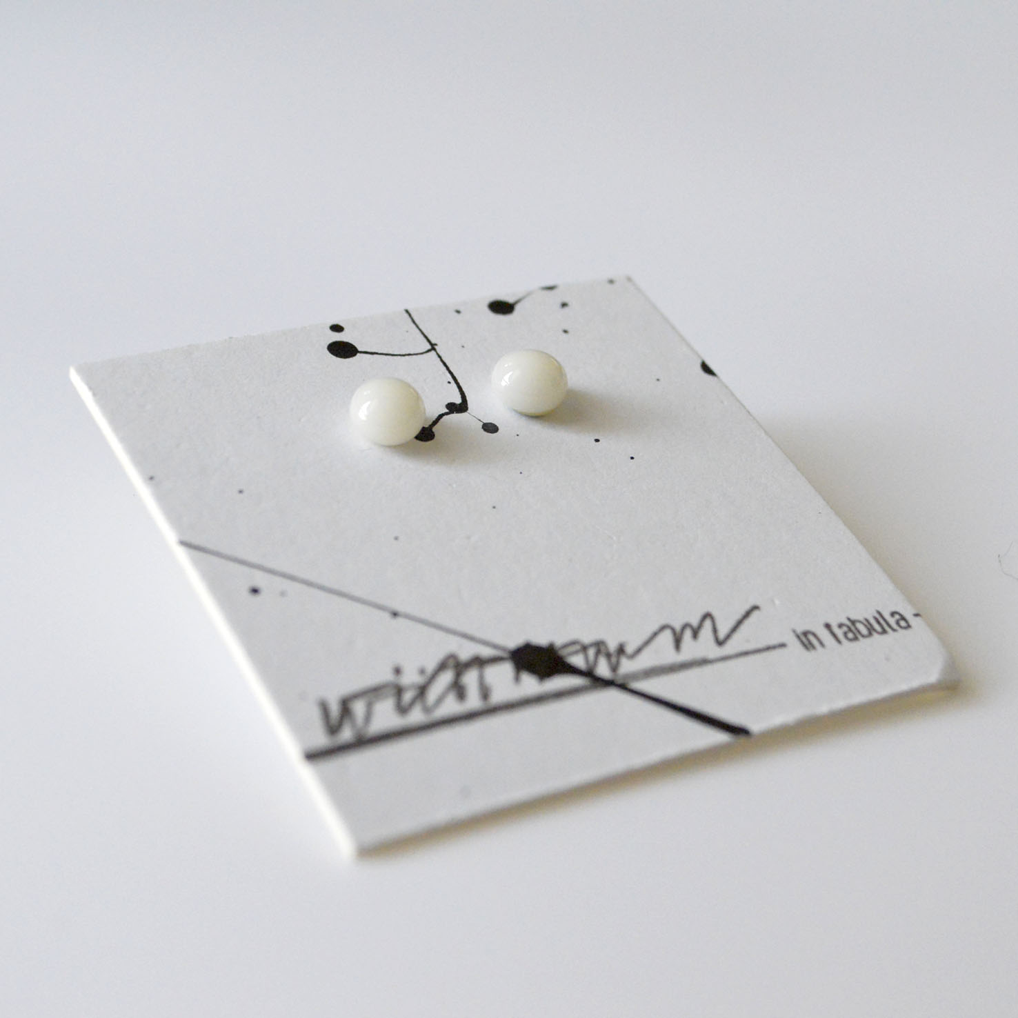 Glass earrings Vitrum In Fabula