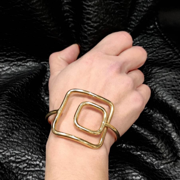 Cubes bracelet Gold Natali Jewelry