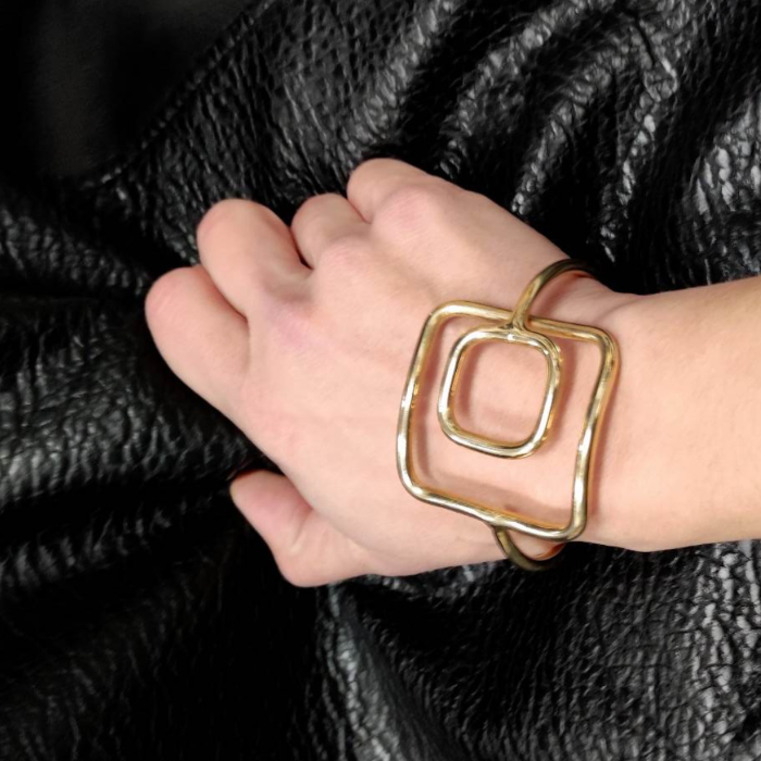 Cubes bracelet Gold Natali Jewelry